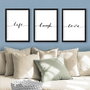 Wallity Set_041 de 3 Pinturas Decorativas Enmarcadas
